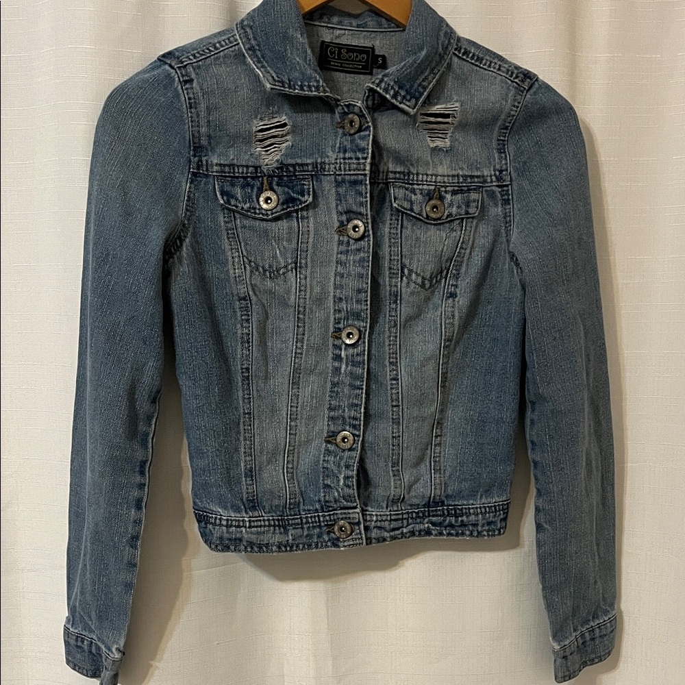 Ci Sono Classic Blue Denim Jacket